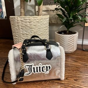 Juicy Couture Silver Sheer Genius Satchel